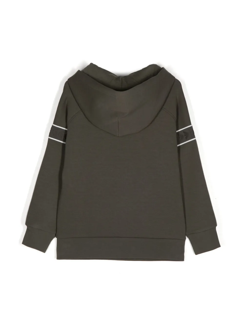Emporio Armani Kids Hoodie met logobanden Groen