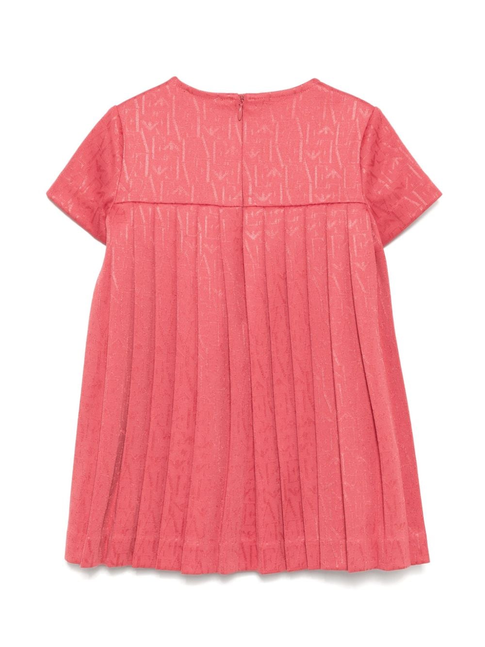 Emporio Armani Kids logo lettering dress - Roze