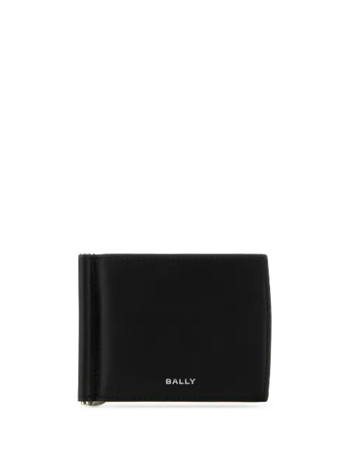 Bally porte-cartes en cuir - Noir - Bally - Modalova