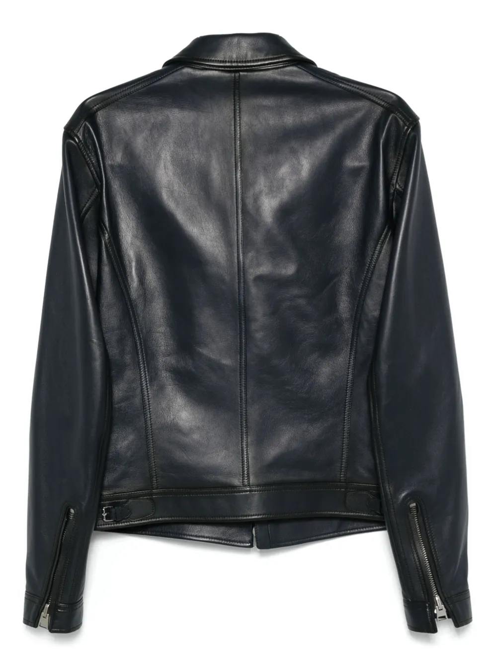 TOM FORD Leren jack - Blauw