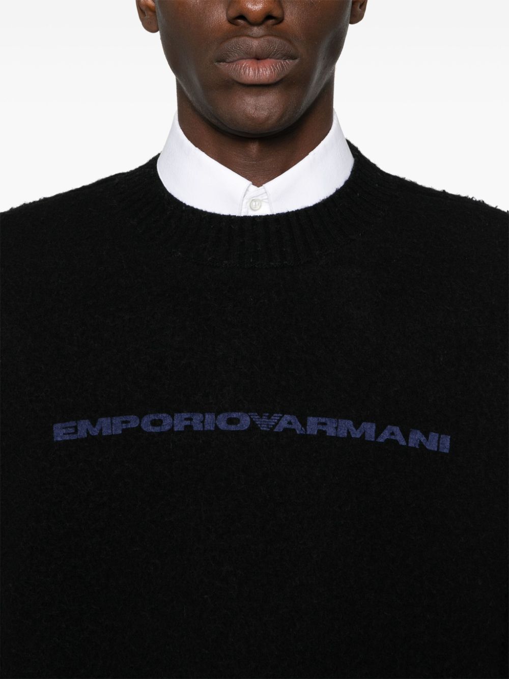 Emporio Armani logo-print sweater Men