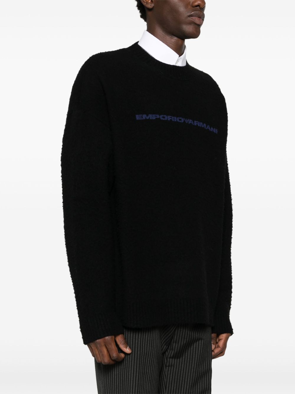 Emporio Armani logo-print sweater Men