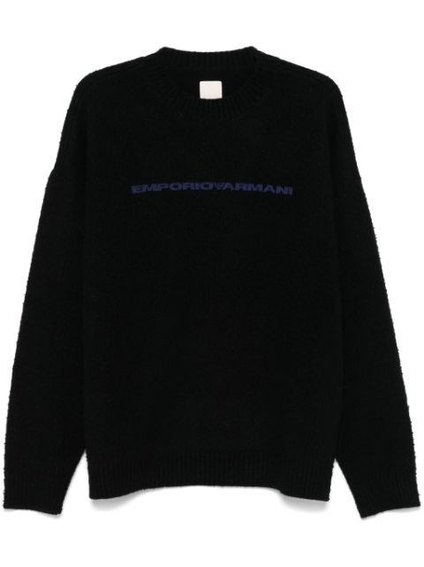 Emporio Armani logo-print sweater Men