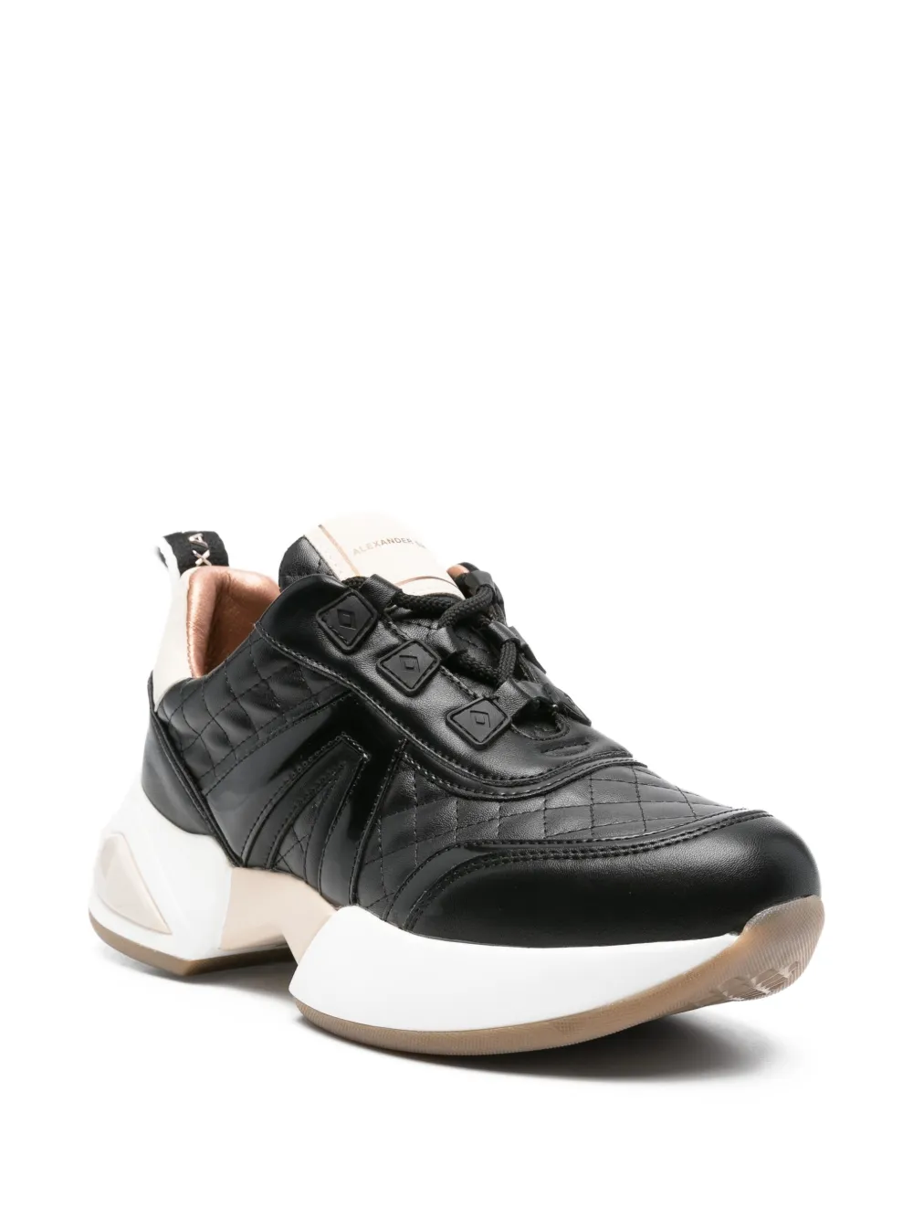 Alexander Smith Marble leather sneakers Black