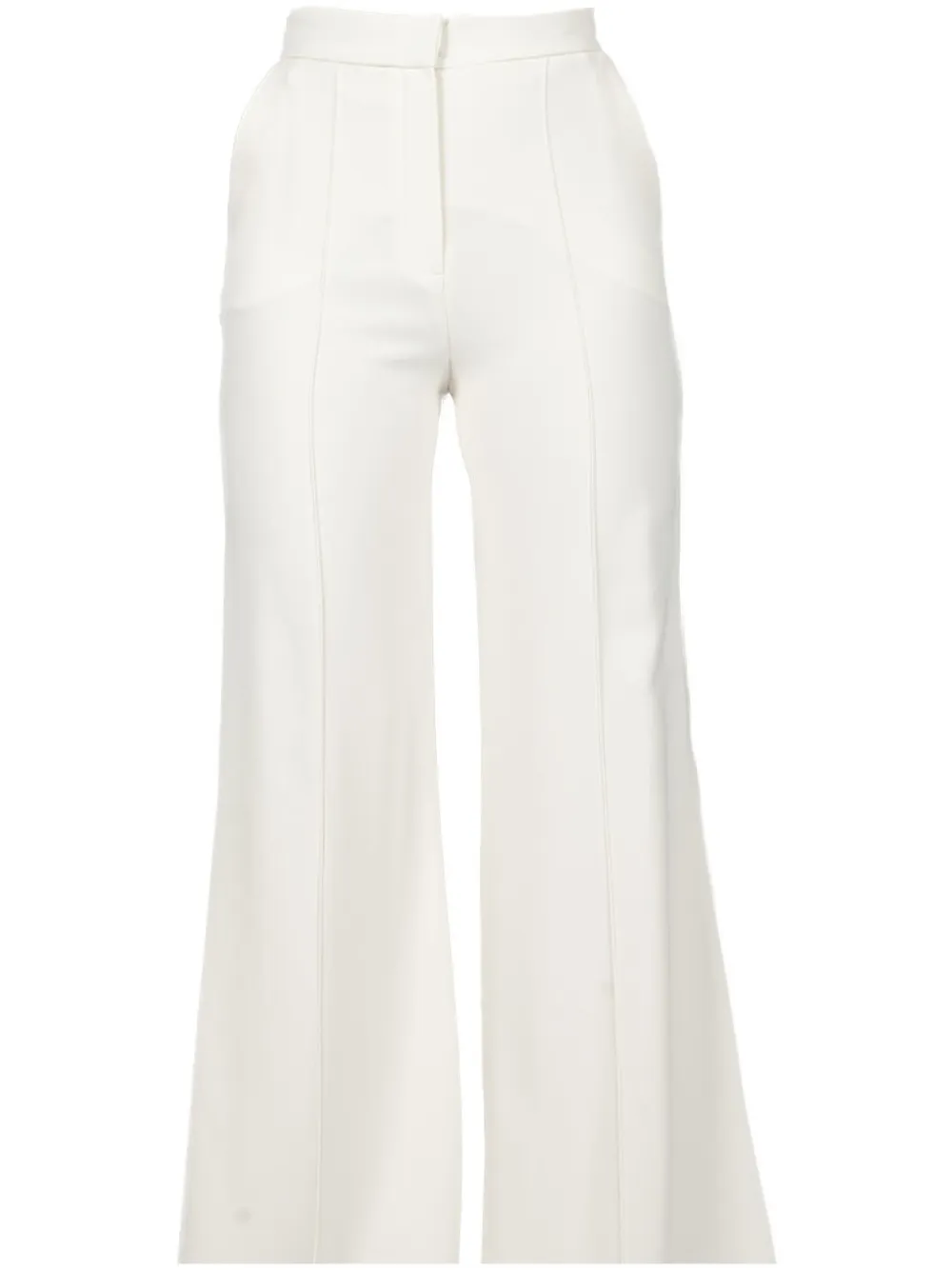 Elie Saab Broek met textuur Wit