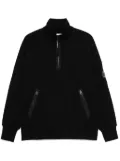 C.P. Company fleece half-zip sweatshirt - Black