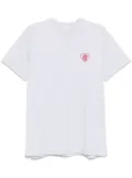 Family First heart-embroidered T-shirt - Grey