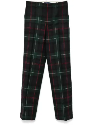 Polo Ralph Lauren tartan checked Trousers Black FARFETCH UK