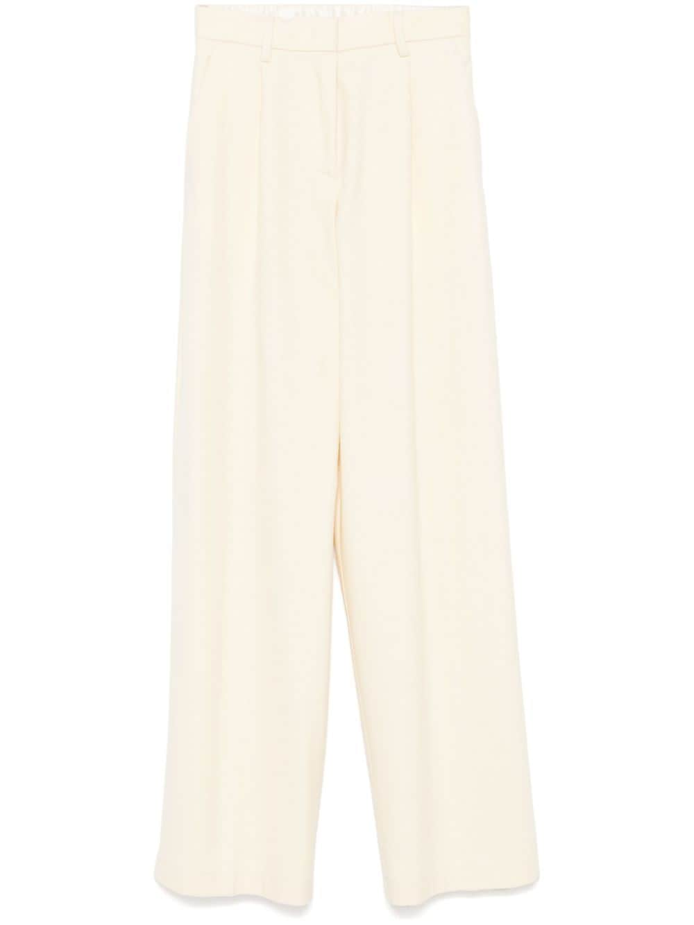 Forte High waist broek Beige