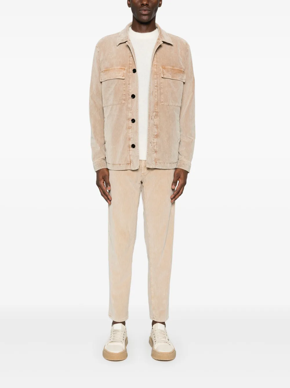 DONDUP Brighton broek met toelopende pijpen - Beige