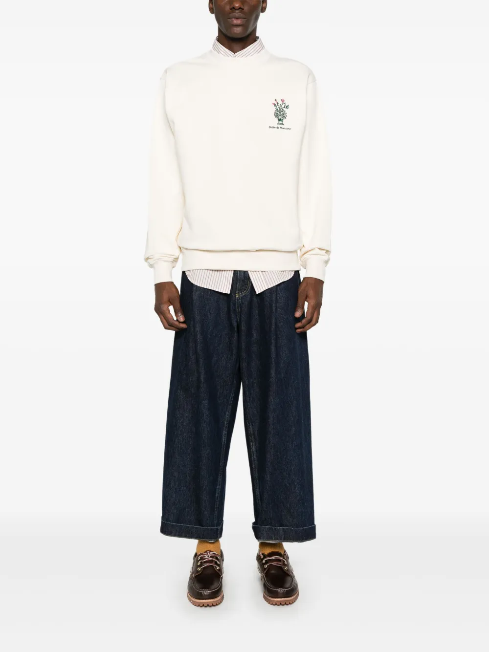 Drôle De Monsieur Vase sweatshirt - Beige
