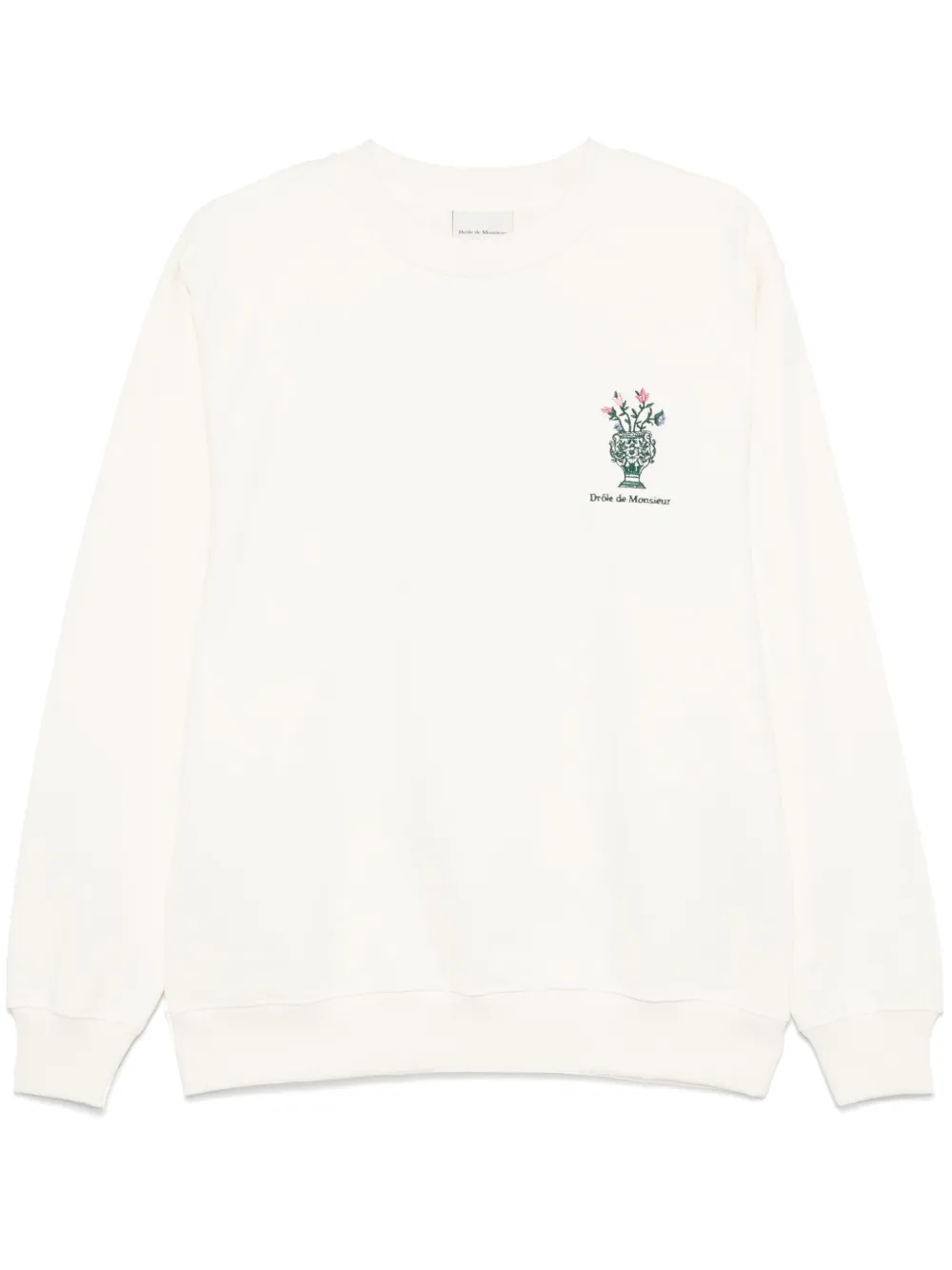 Drôle De Monsieur Vase sweater Beige