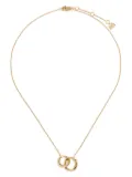 Astrid & Miyu Orbit Crystal necklace - Gold