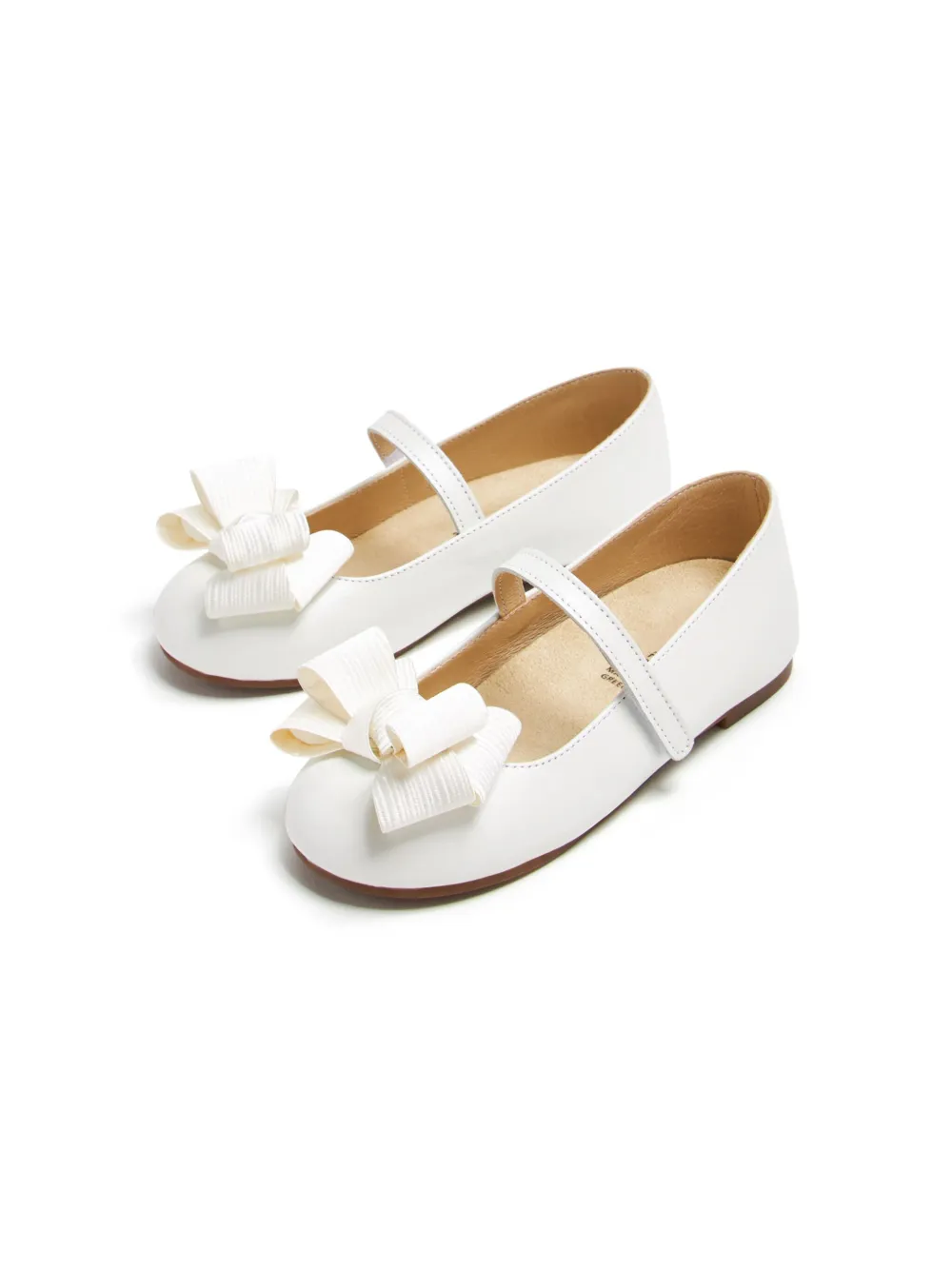 BabyWalker Ballerina's met strik Beige