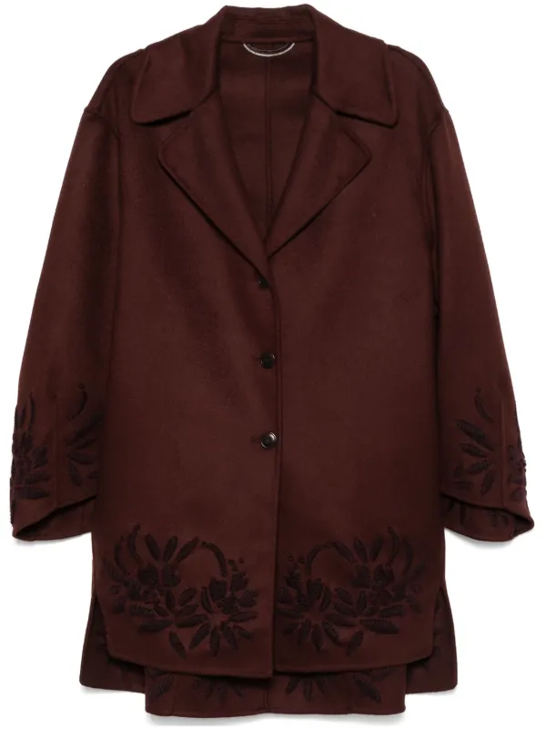 コート ERMANNO SCERVINO CAPPOTTO MONTONE (D450D711LRSHMNF 95708) Designer coats for women, trenches and jackets | Ermanno