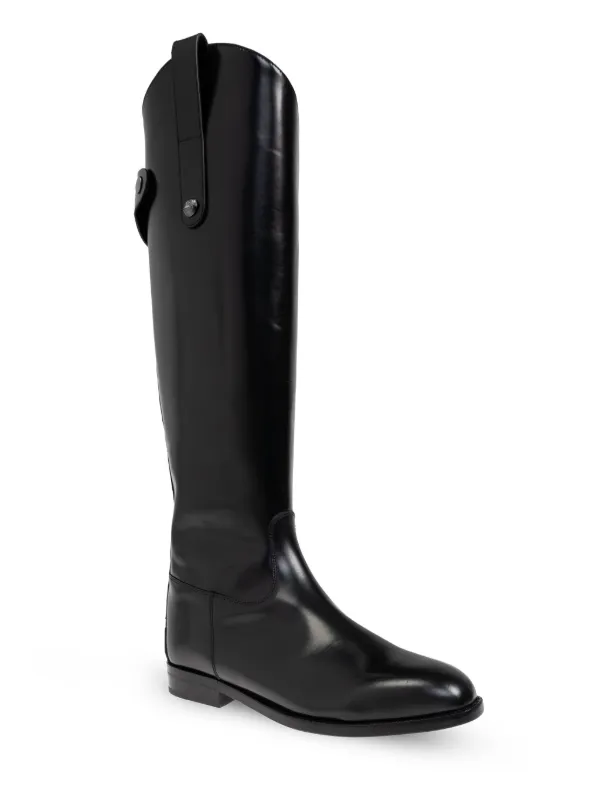 DOLCE＆GABBANA Leather side goa boots Leather combat boots in black - Dolce Gabbana Kids | Mytheresa