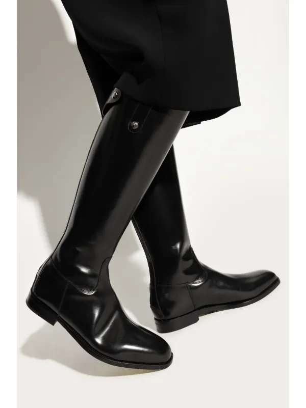 ショートブーツ・ブーティ DOLCE & GABBANA Over-the-knee jersey boots Black Dolce & Gabbana Over-The-Knee Jackie Boots | Sendegaro US
