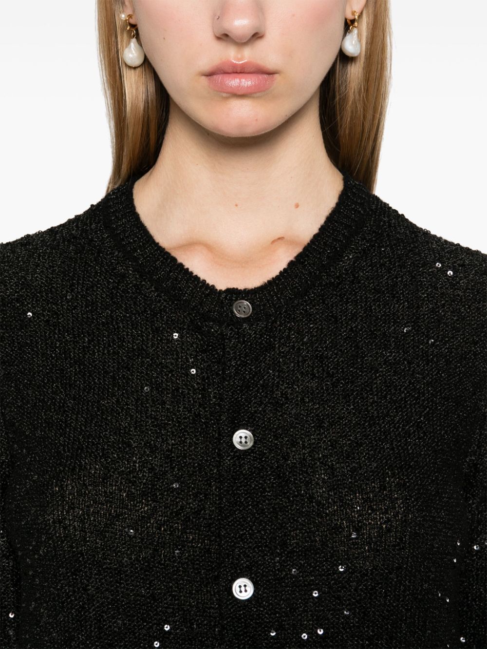 Comme Des Garcons Comme Des Garcons sequin-embellished cardigan Women