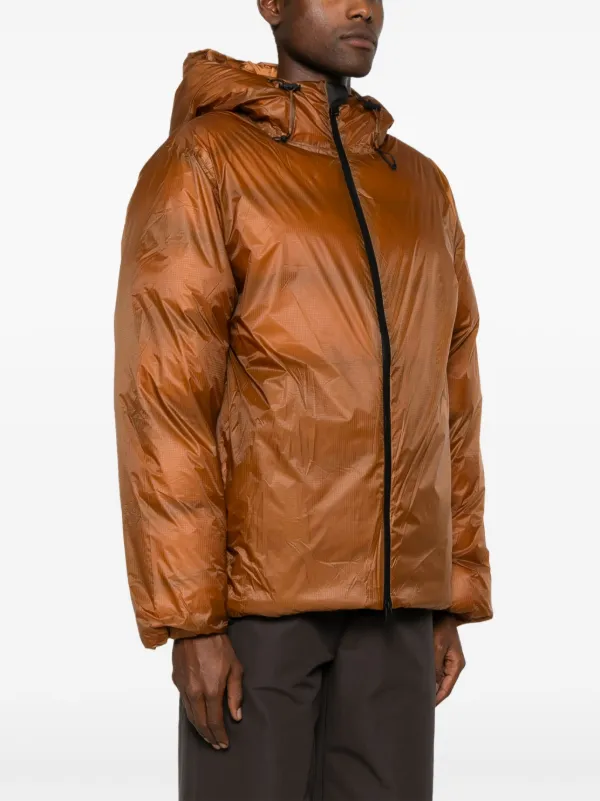 Rains Kevo Puffer Jacket Brown FARFETCH BN