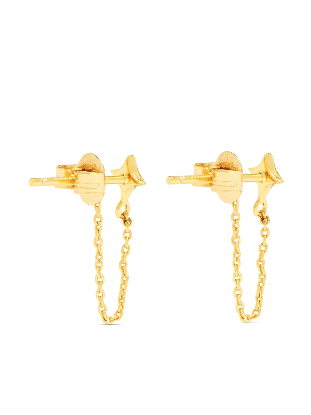 Astrid & Miyu Cosmic Star Chain stud earrings | Image 2