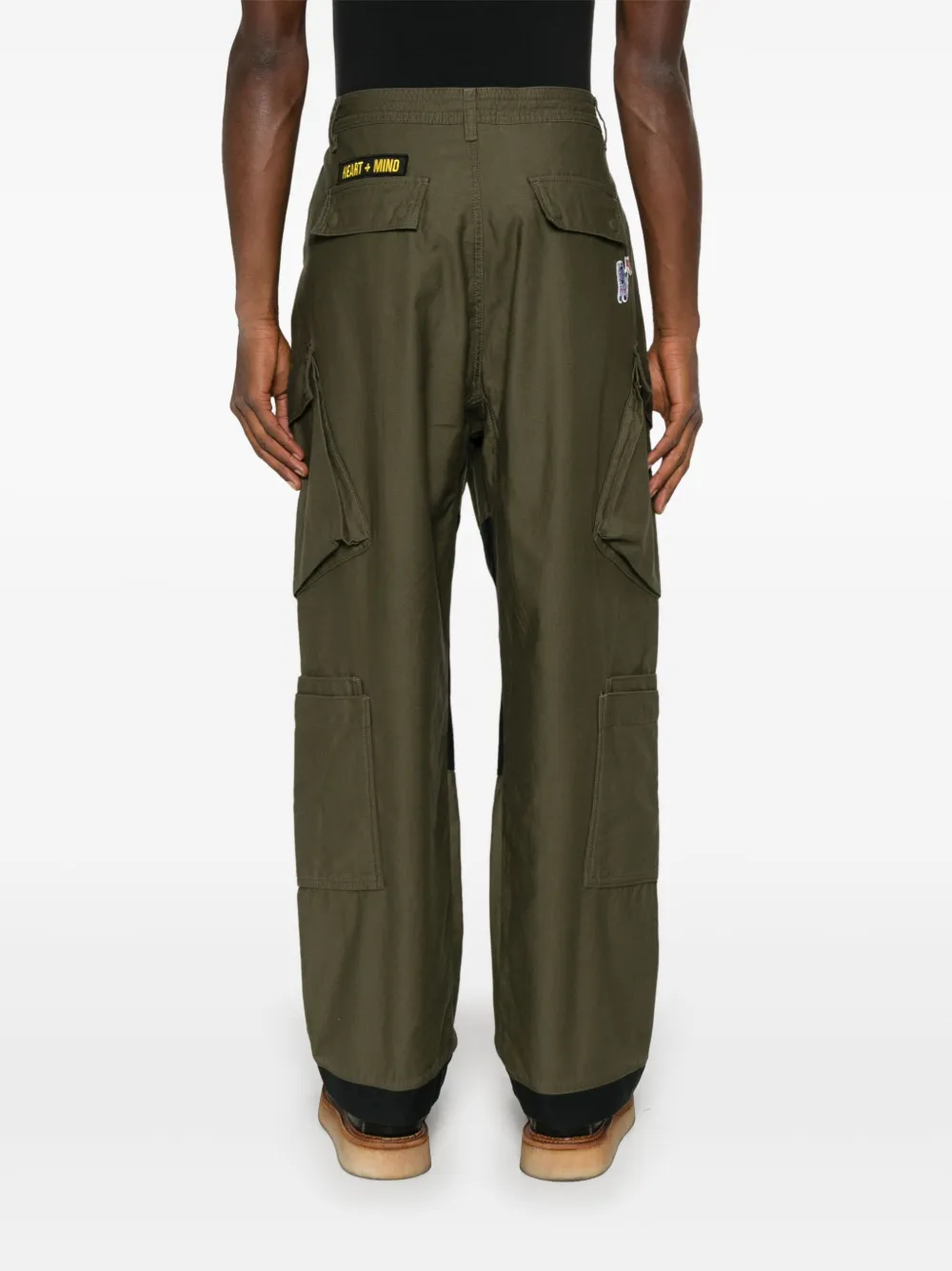 Billionaire Boys Club Cargo broek met patch Groen