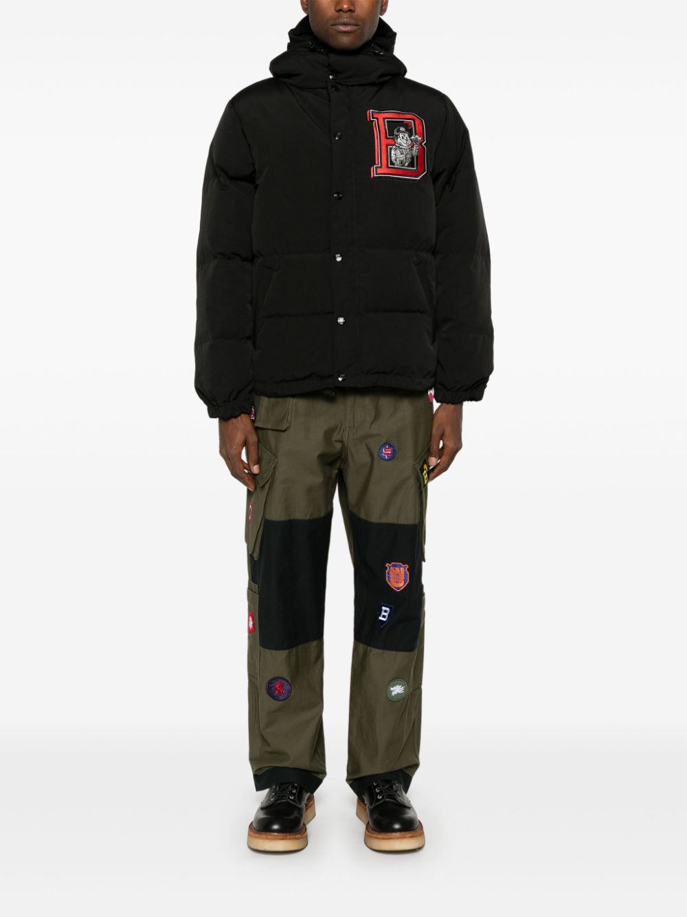 Billionaire Boys Club Mascot donsjack - Zwart