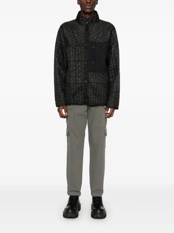 Stone Island Glass Cover-TC ジャケット | ブラック | FARFETCH JP