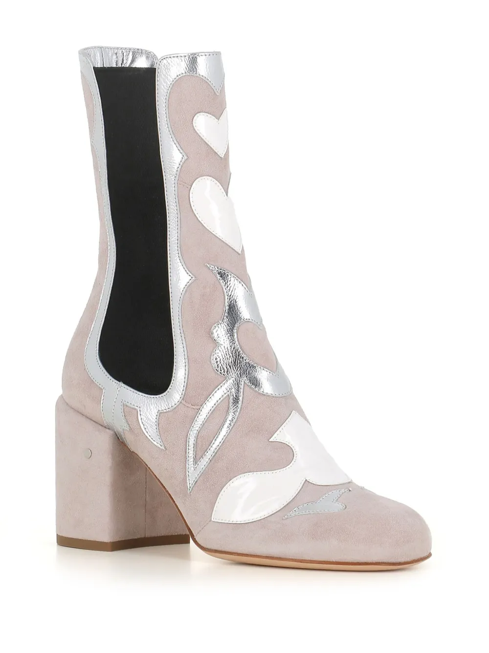 Laurence Dacade 70mm Suede Boots In 灰色