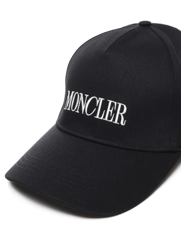 Moncler ロゴ キャップ | ブラック | FARFETCH JP