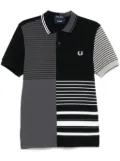 Fred Perry x Beams striped polo shirt - Black