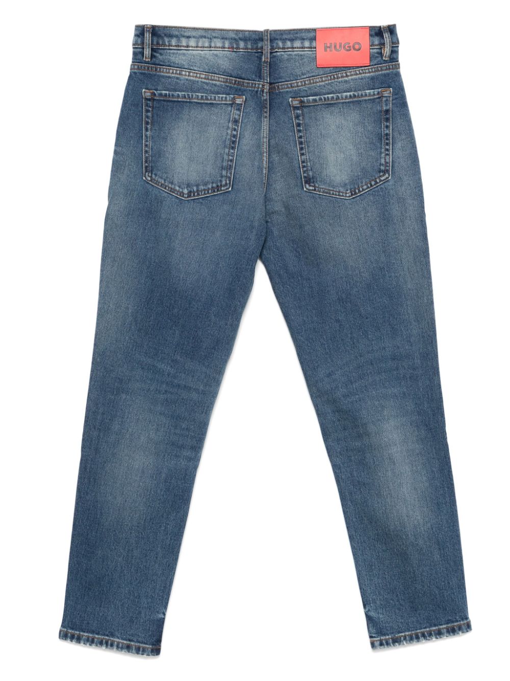 HUGO tapered-leg jeans - Blu