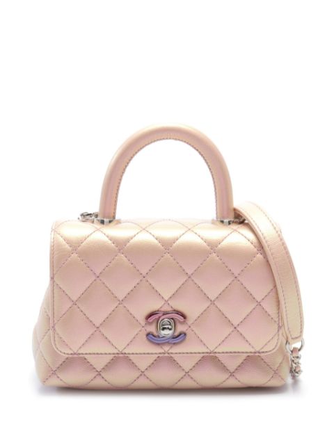 HOT SALE CHANEL 2020s extra mini Coco Handle two-way handbag Women