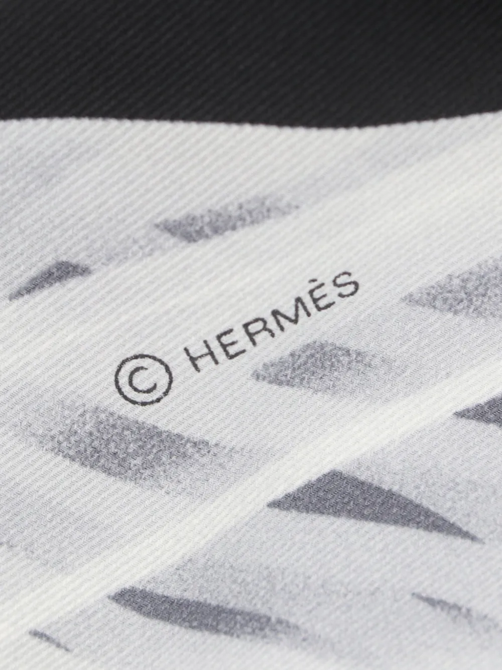 Hermès Pre-Owned 2010 Carré 70 Please, Check-In scarf - Zwart