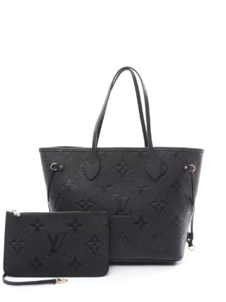 Louis Vuitton Pre Owned 2021 Neverfull MM Shoulder Bag Black FARFETCH IE