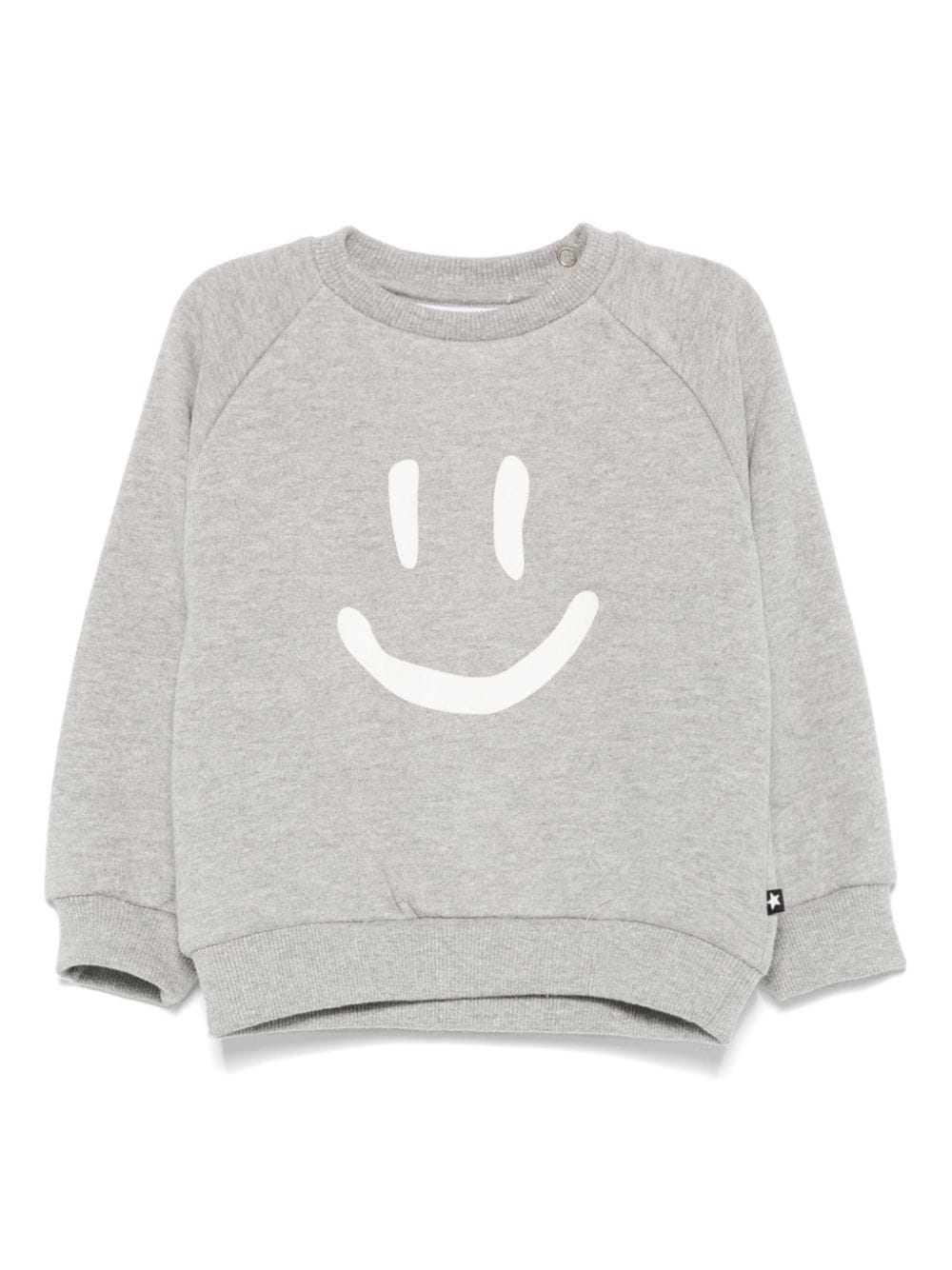 Molo Babies' Disc Sweatshirt In Grey