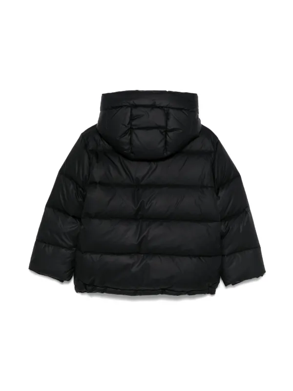 Aspesi Kids フーデッド パデッドジャケット | ブラック | FARFETCH JP