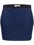 FENDI layered shorts - Blue