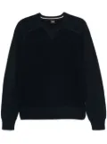 BOSS panelled sweater - Blue