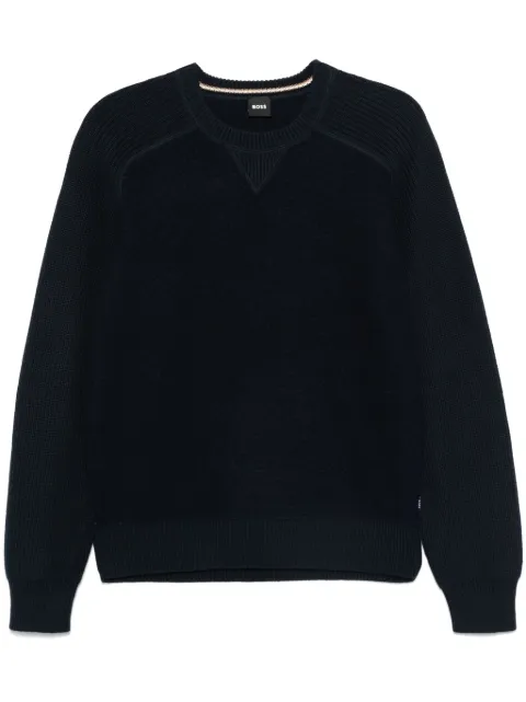 BOSS panelled sweater