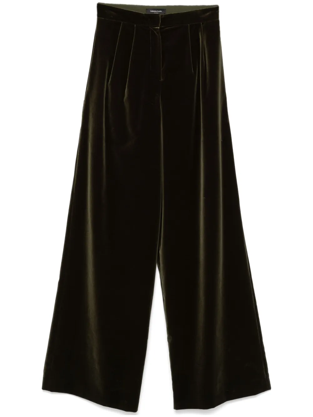 Fabiana Filippi Fluwelen broek Groen