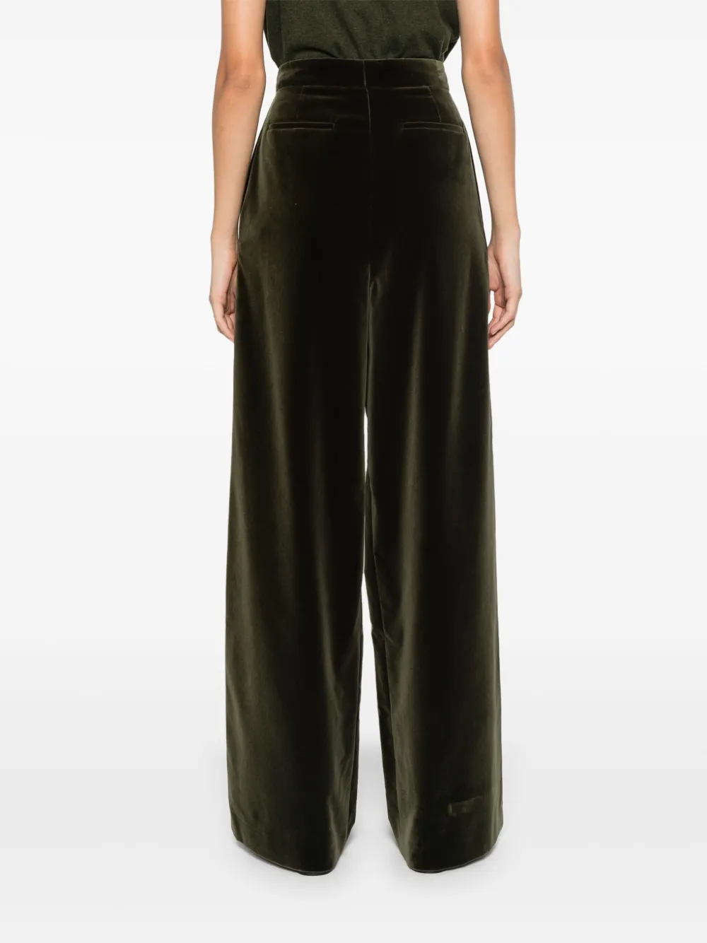 Fabiana Filippi Fluwelen broek Groen