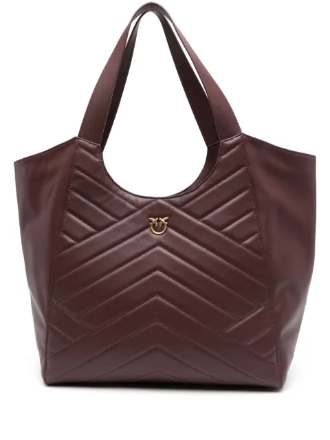 PINKO chevron-quilted shoulder bag