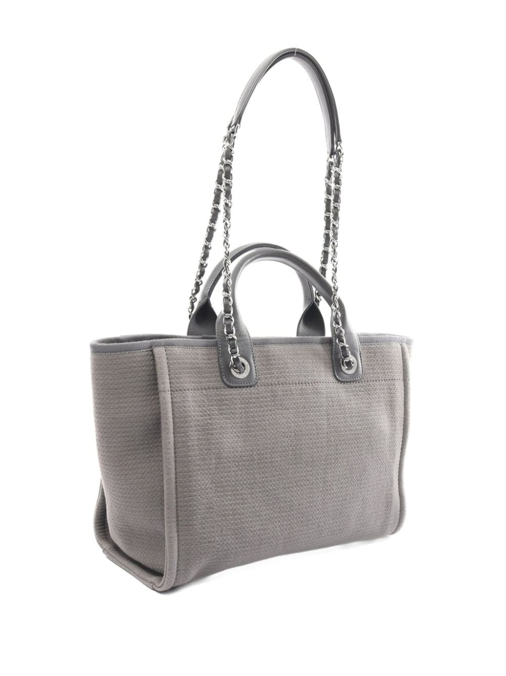 Chanel tote grey sale