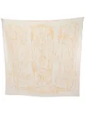 Hermès Pre-Owned 2020 Brides et Destin Esquisse scarf - Neutrals