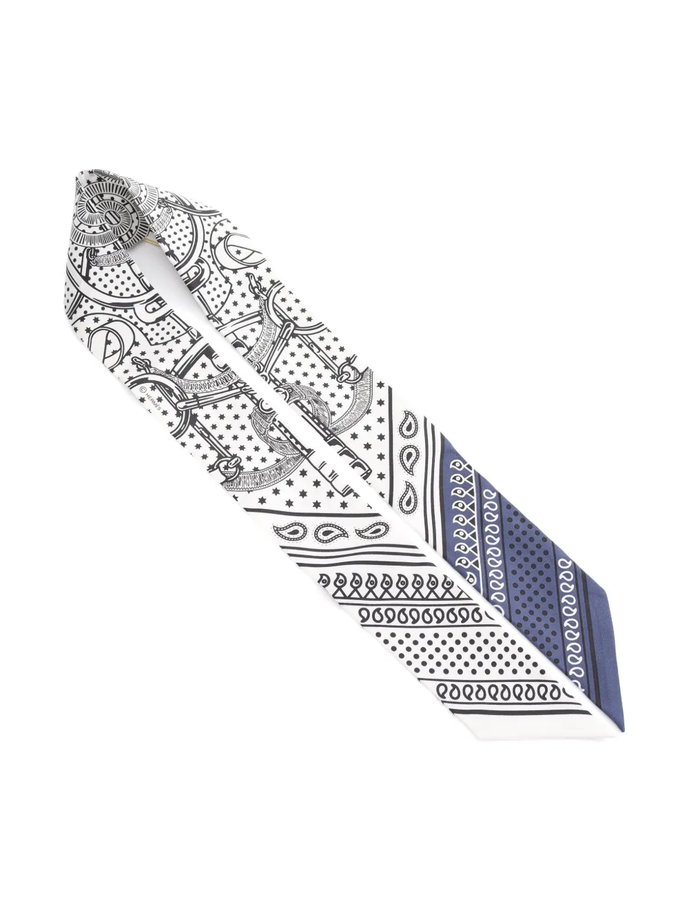 Hermès Pre-Owned 2000 Apron Doll Bandana scarf - Wit