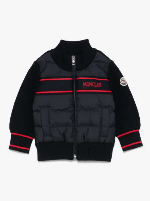 Moncler Enfant panelled padded coat