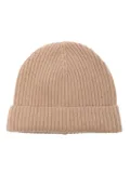 Allude ribbed beanie - Brown