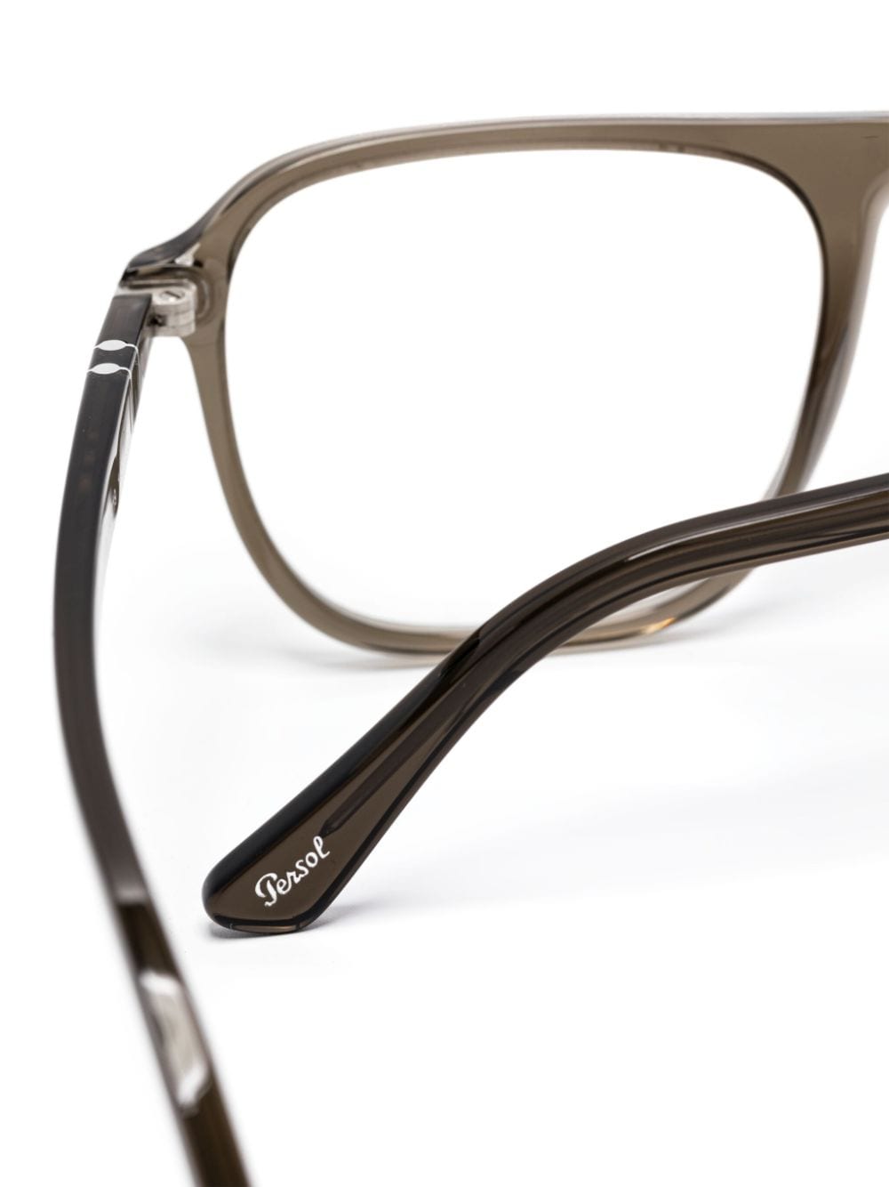 Shop Persol Jacques Glasses In Braun