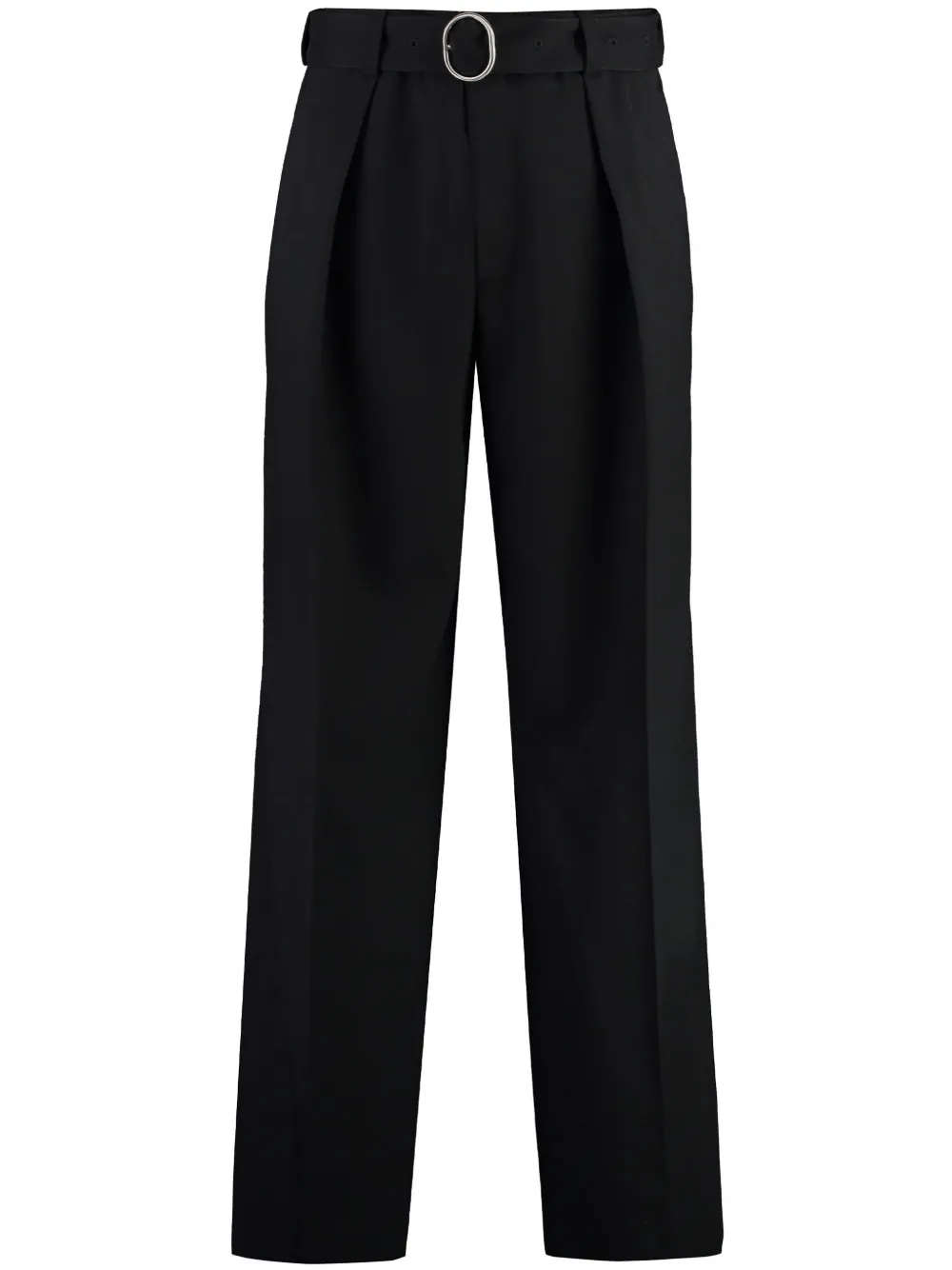 Jil Sander Wollen broek Zwart