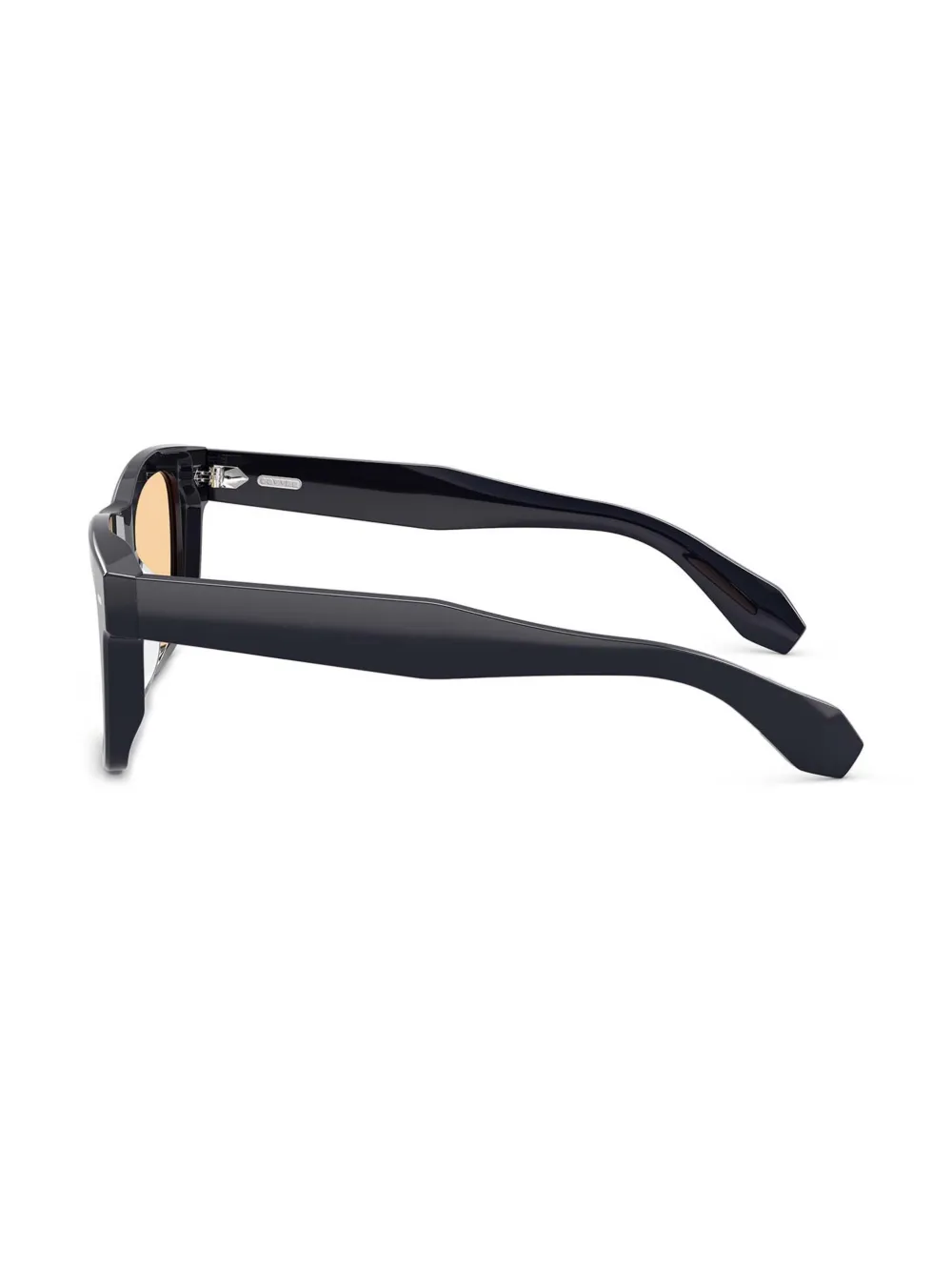 Oliver Peoples Bril met rechthoekig montuur Zwart